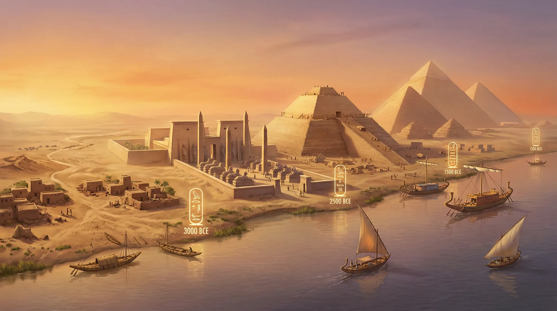 重庆时时彩 - 神庙发展史尼罗河时间轴全景